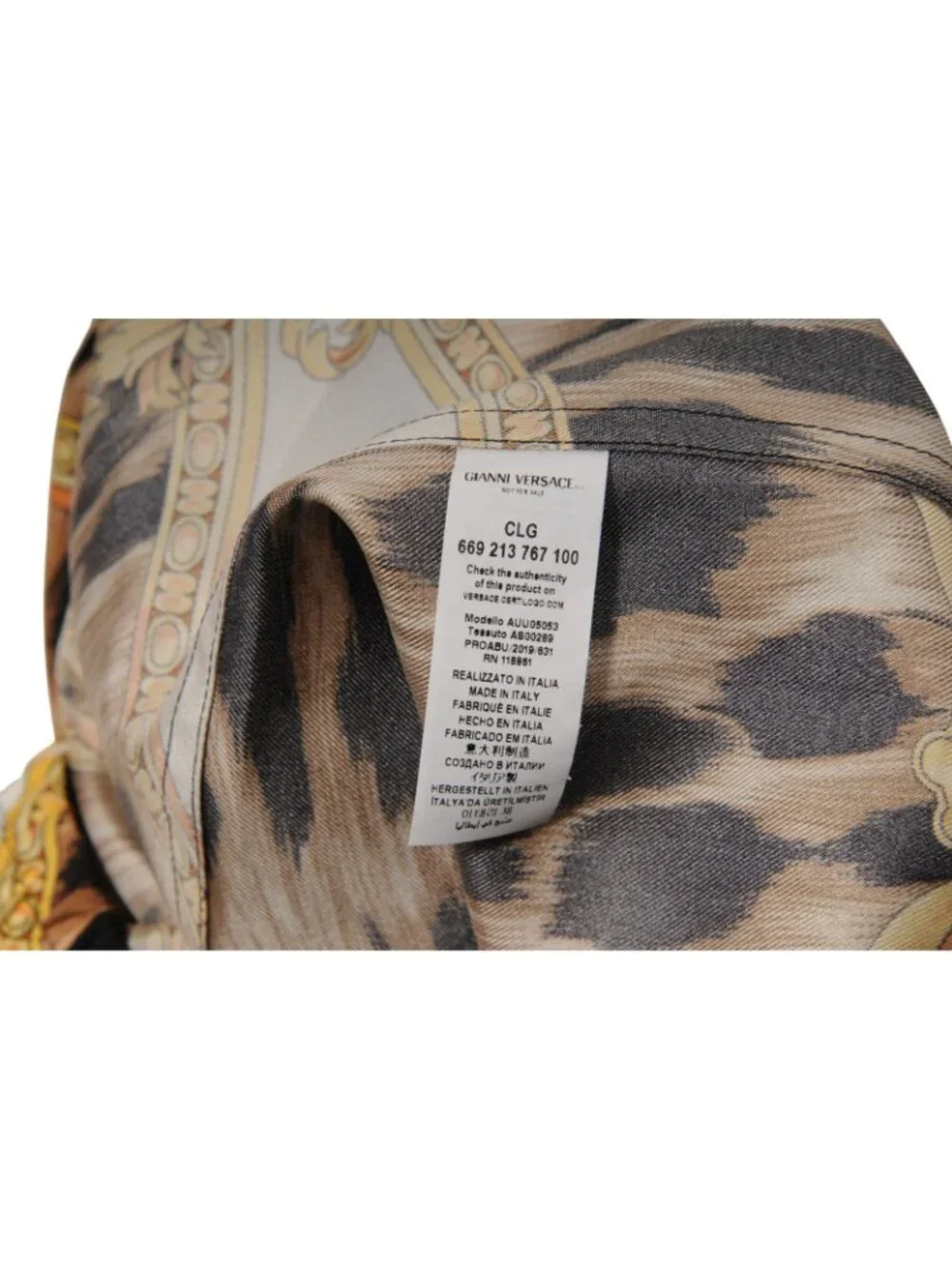 Versace leopard print